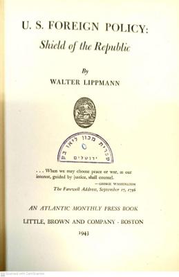 AM I 3467 : U.S. Foreign Policy: Shield of the Republic (1943)
