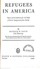 AM I 59 : Refugees in America. Report of the Committee for the Study of Recent Immigration from Europe (1947)