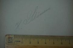 - (Helmut Schumann), Von Hand: Name; 'H. Schumann'. 
