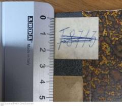 - (The National Library of Israel;Leo Baeck Institute Jerusalem), Durchgestrichen: Exemplarnummer; 'T8713'. 