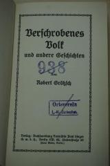 1933 A 11057 : Verschrobenes Volk und andere Geschichten 
 (o. J.)