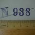 - (Ortsverein Leipzig-Kleinzschocher), Stempel: Nummer; 'N 938 '. 