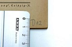- (Tietz, Ludwig), Von Hand: Signatur; 'D12'. 