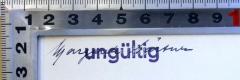 - (Gärtner, Margarete), Von Hand: Name; 'Margarete Gärtner'.  (Prototyp)