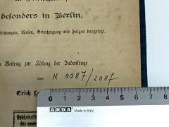 - (Central Committee of the Liberated Jews), Von Hand: Signatur; 'K 0087/2087'. 