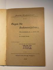 AN I 351 : Gegen die Seelenverjudung. (1935)