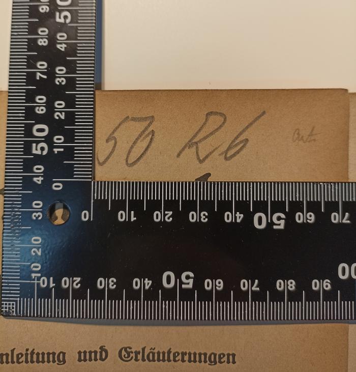 - (Central-Verein Deutscher Staatsbürger Jüdischen Glaubens), Von Hand: Signatur; '50R6'. 
