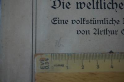 - (Gemeinschaft proletarischer Freidenker, Ortsgruppe Leipzig-Klein-Zschocher), Von Hand: Nummer; '36.'. 