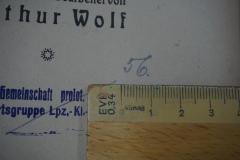 - (Gemeinschaft proletarischer Freidenker, Ortsgruppe Leipzig-Klein-Zschocher), Von Hand: Nummer; '56.'. 