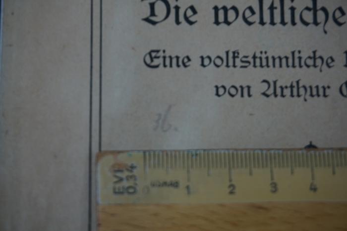 - (Gemeinschaft proletarischer Freidenker, Ortsgruppe Leipzig-Klein-Zschocher), Von Hand: Nummer; '36.'. 