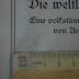 1933 A 11067 : Die weltliche Schule : Eine volkstümliche Werbeschrift (o. J.)