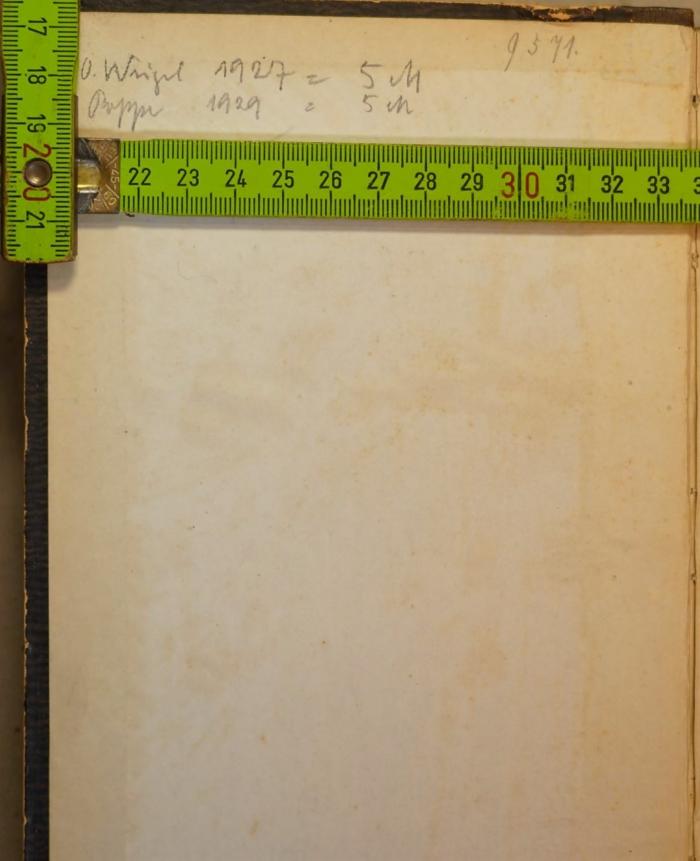 -, Von Hand: ; 'O. W[?] 1927 = 5 ch 9571
B[]? 1929 = 5ch'