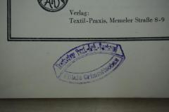 - (Deutscher Textilarbeiter-Verband, Filiale Crimmitschau), Stempel: Berufsangabe/Titel/Branche, Ortsangabe; 'Deutscher Text.-Arb.-Verband
Filiale Crimmitschau'. 