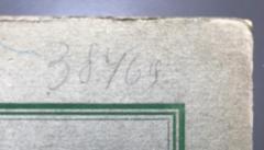- (Jüdisches Zentralmuseum in Prag;Ältestenrat der Juden in Prag;Zentralstelle für Jüdische Auswanderung in Prag, Treuhandstelle), Von Hand: Inventar-/ Zugangsnummer; '38469'. 