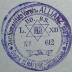 - (Israelitischer Humanitätsverein "Allianz" Budweis (U.O.B.B)), Stempel: Exlibris, Name; 'Isr. Humanitäts Verein "ALLIANZ" B'nai B'rith. Gegr. a. 27. MAI 1906 z. BUDWEIS i/B 
U.O.B.B. L XIII  No 612'.  (Prototyp)