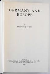 G 871 : Germany and Europe. (1928)