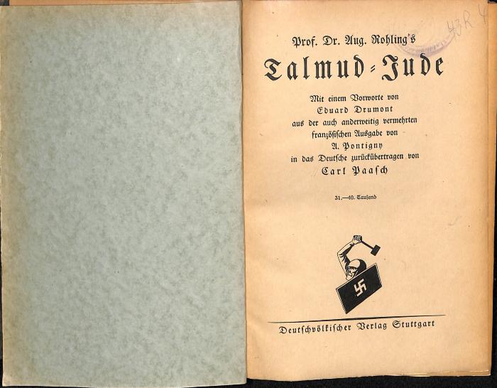 AN I 372 : Talmud-Jude (1924)