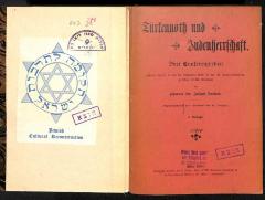AN I 380 : Türkennoth und Judenherrschaft. (1894)