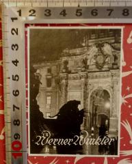 - (Winkler, Werner), Etikett: Exlibris; 'Werner Winkler'. 