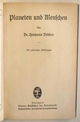 SH 52 : Planeten und Menschen (1926)