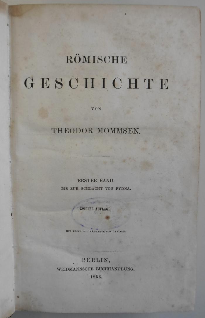 SH 2486     : Römische Geschichte : Bis zur Schlacht von Pydna (1856)