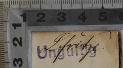 - (Fritze, L.), Von Hand: Name; 'L. Fritze.'. 