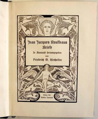 SH 2613  : Jean Jacques Rousseaus Briefe (1908)