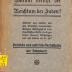 AN I 386 : Worauf beruht der Reichtum der Juden? : politische und natürliche Verhältnisse der Innenwelt (1916)