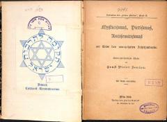 AN I 683 : Mysticismus, Pietismus, Antisemitismus am Ende des neunzehnten Jahrhunderts. (1894)