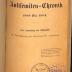 AN I 931 : Deutsche Antisemiten Chronik 1888 bis 1894: eine Sammlung von Thatsachen zur Unterhaltung und Belehrung für Jedermann. (1894)