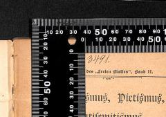 - (Jüdische Gemeinde zu Berlin), Von Hand: Exemplarnummer; '3491.'. 
