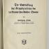 Da 82&lt;4&gt; : Die Entwicklung der Grundprobleme der volkswirtschaftlichen Theorie (1931)