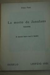 1933 A 11029 : La morto de Janulaus
 (1931)
