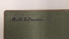 - (Erdmann, Arthur), Von Hand: Name; '[...] 1911'. 