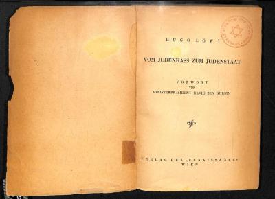 AN I 93/38 : Vom Judenhass zum Judenstaat. (1948)