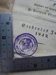 - (Johannis-Loge Zur Markanertreue (Witten)), Stempel: Emblem, Name, Ortsangabe; 'Friedrich Leopold zur Markaner Treue
Witten a.d. Ruhr'.  (Prototyp)