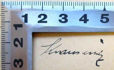 - (Krausewitz, Alfred), Von Hand: Name; 'Krausewitz'. 