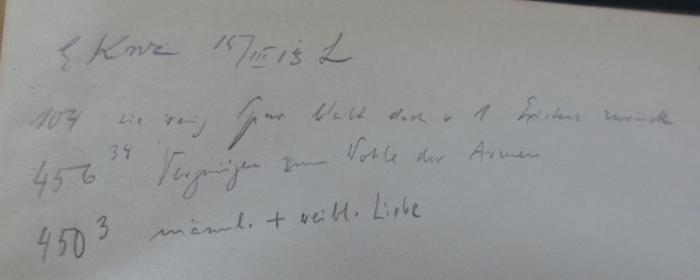 III 10911 3 1 4.Ex.: Goethe über seine Dichtungen : Dritter Theil: Die lyrischen Dichtungen (1912);- (Feder, Ernst), Von Hand: Annotation. 