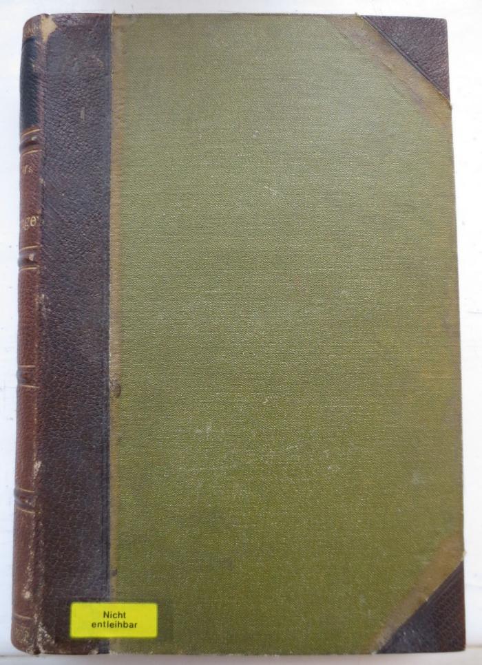 Kg 1168 Ers.: Jagden und Beobachtungen (1887)