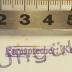 - (Haehnelt, Wilhelm), Stempel: Name, Nummer; 'Wilh[elm] Haehnelt (Fernsprecher: Kurfürst 695)'. 