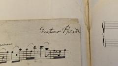 - (Baldamus, Willy;Pressel, Gustav), Von Hand: Autogramm; 'Gustav Pressel'. 
