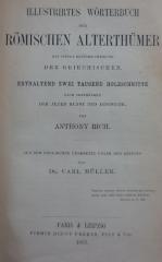 Ab 489: Ilustrirtes Wörterbuch der Römischen Alterthümer mit steter Berücksichtigung der Griechischen (1862)