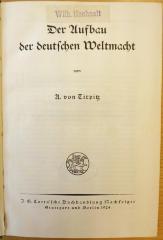G 433 : Der Aufbau der deutschen Weltmacht (1924)