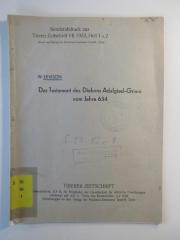 S 51 Gc 1 : Das Testament des Diakons Adalgisel-Grimo vom Jahre 634 (1932)