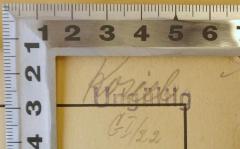 - (Dorfeldt-Kosiel, Lena), Von Hand: Name; 'Kosiel'. 