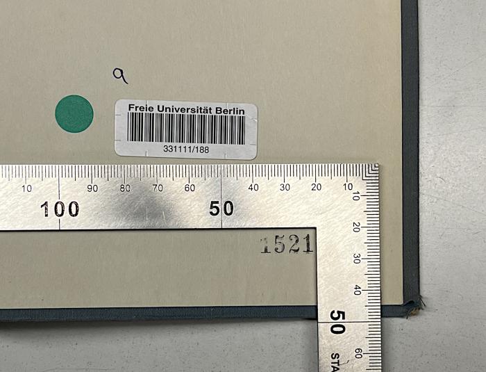 -, Stempel: Nummer; '1521'