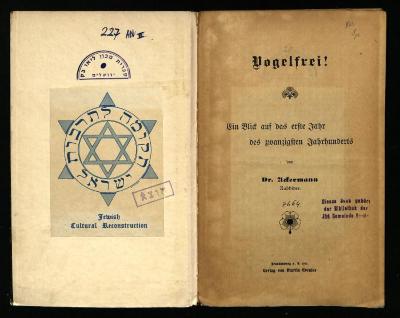 AN II 227 : Vogelfrei!: ein Blick auf das erste Jahr des zwanzigsten Jahrhunderts (1901)