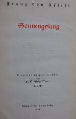 Cn 960 b: Sonnengesang (1922)