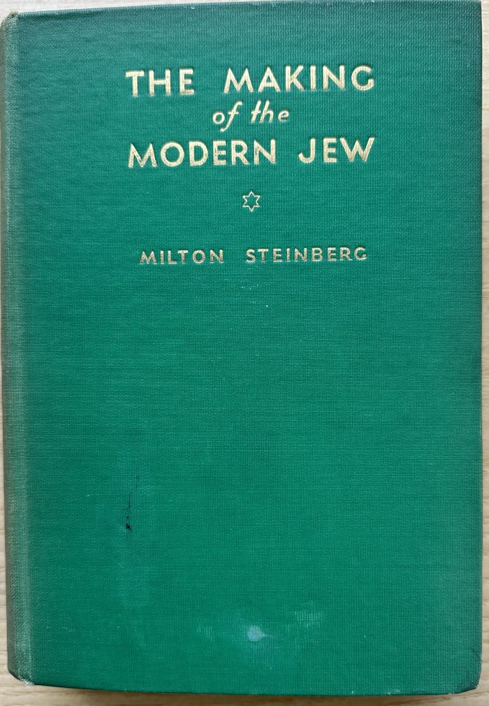 1 P 34 : The making of the modern Jew (1934)
