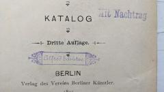 - (Schütze, Alfred), Stempel: Autogramm; 'Alfred Schütze'. 